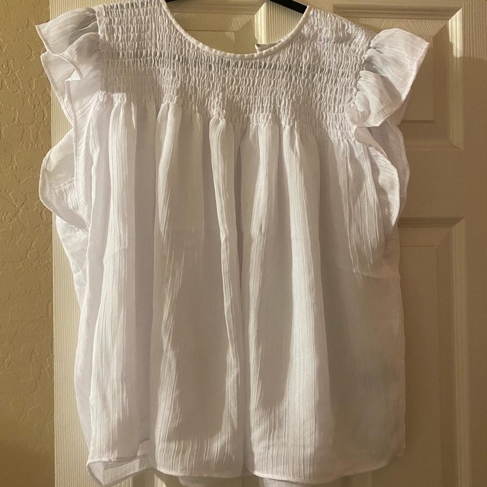 Banana Republic Ruffle Sleeve Blouse